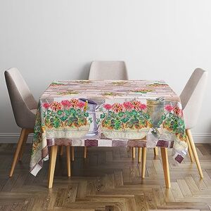 Geranei Digital Print Tablecloth - Tablecloth Geranei Digital Print Tablecloth - Tablecloth
