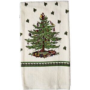 Spode Avanti Linens Fabric Tablecloth, Kitchen Table Accessories, Holiday Home Decor Christmas Tree Collection, 60" x 102 Spode Avanti Linens Fabric Tablecloth, Kitchen Table Accessories, Holiday Home Decor Christmas Tree Collection, 60" x 102