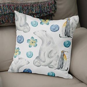 Bonamaison Decorative Cushion Cover, Polycotton, Multicolor, Standard Bonamaison Decorative Cushion Cover, Polycotton, Multicolor, Standard