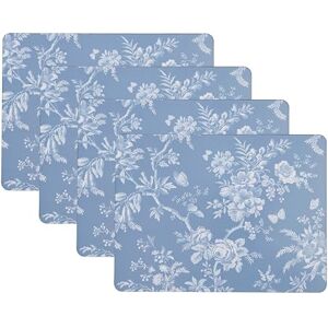 Laura Ashley Cork Placemats 16 x 12-inch for Kitchen and Dining Tables, Heat Resistant, Durable, Easy Clean, Set of 4, Walled Garden Laura Ashley Cork Placemats 16 x 12-inch for Kitchen and Dining Tables, Heat Resistant, Durable, Easy Clean, Set of 4, Walled Garden