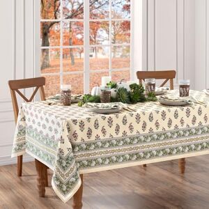 Elrene Home Fashions Nomad Harvest Block Print Fall/Thanksgiving Rectangle Tablecloth, 60"x120 Elrene Home Fashions Nomad Harvest Block Print Fall/Thanksgiving Rectangle Tablecloth, 60"x120
