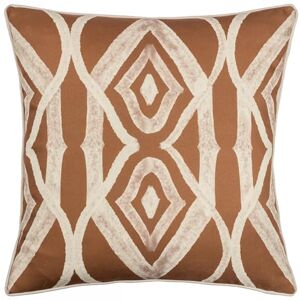 Wylder Tropics Cape Ikat Reversible Cushion Cover, Rust Wylder Tropics Cape Ikat Reversible Cushion Cover, Rust