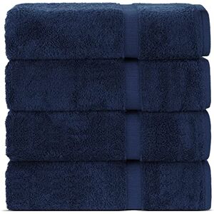 Chakir Turkish Linens Hotel & Spa Quality 100% Cotton Premium Turkish Towels Soft & Absorbent (4-Piece Bath Towels, Navy) Chakir Turkish Linens Hotel & Spa Quality 100% Cotton Premium Turkish Towels Soft & Absorbent (4-Piece Bath Towels, Navy)