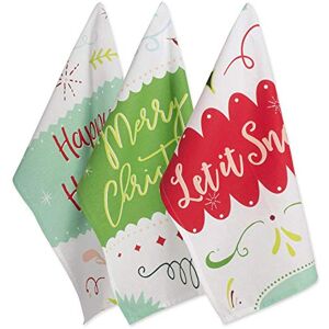 DII Holiday Kitchen Towel Set, Christmas Tea Towels for Baking, Cooking & Entertaining 18x28, Winter Wishes, 3 Piece DII Holiday Kitchen Towel Set, Christmas Tea Towels for Baking, Cooking & Entertaining 18x28, Winter Wishes, 3 Piece
