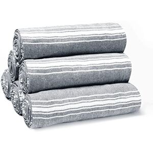 BELIZZI HOME Peshtemal Turkish Towel 100% Cotton Chevron Beach Towels Oversized 36x71 Set of 6, Beach Towels for Adults, Soft Durable Absorbent Extra Large Bath Sheet Hammam Towel Black BELIZZI HOME Peshtemal Turkish Towel 100% Cotton Chevron Beach Towels Oversized 36x71 Set of 6, Beach Towels for Adults, Soft Durable Absorbent Extra Large Bath Sheet Hammam Towel Black