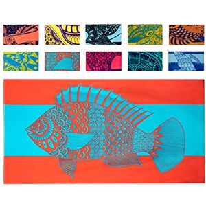 Nova Blue Tropical Fish Beach Towel (34 X 63) – Bright Red & Blue Packable Beach Towel Made from 100% Cotton – Vibrant Colorful Bath Towel – Turquoise Beach Blanket Towel Nova Blue Tropical Fish Beach Towel (34 X 63) – Bright Red & Blue Packable Beach Towel Made from 100% Cotton – Vibrant Colorful Bath Towel – Turquoise Beach Blanket Towel