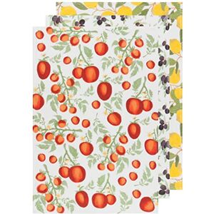 Now Designs Mediterranean Cotton Floursack Kitchen Dish Towels 20 x 30in, Set of 3 Now Designs Mediterranean Cotton Floursack Kitchen Dish Towels 20 x 30in, Set of 3