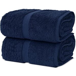 Chakir Turkish Linens Hotel & Spa Quality, Premium Cotton Turkish Towels (35''x70'' Jumbo Bath Towels Navy) Chakir Turkish Linens Hotel & Spa Quality, Premium Cotton Turkish Towels (35''x70'' Jumbo Bath Towels Navy)