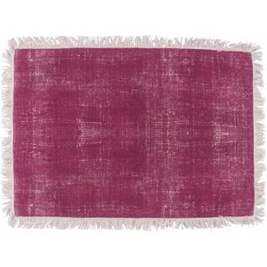 Tivoli Set of 6 Placemats with Fringes, Polycotton, 48 x 33 cm, Burgundy, Tuareg Tivoli Set of 6 Placemats with Fringes, Polycotton, 48 x 33 cm, Burgundy, Tuareg
