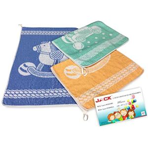 tex family Set of 3 Baby Bath Towels 40 x 55 cm Pure Cotton Male tex family Set of 3 Baby Bath Towels 40 x 55 cm Pure Cotton Male