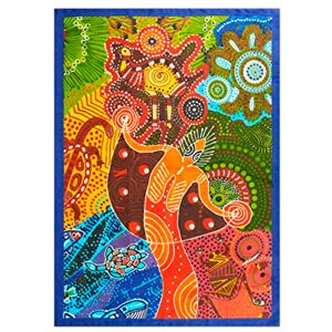 EXCELSA Aboriginal Kitchen Towel - Cotton, 70x50 cm EXCELSA Aboriginal Kitchen Towel - Cotton, 70x50 cm