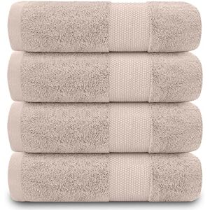 GC GAVENO CAVAILIA Fade Resistant Bathroom Towels Set, 700 GSM Premium Quality Extra Absorbent 100% Cotton Bath Towel, Mocha, 4PK Hand Towel GC GAVENO CAVAILIA Fade Resistant Bathroom Towels Set, 700 GSM Premium Quality Extra Absorbent 100% Cotton Bath Towel, Mocha, 4PK Hand Towel