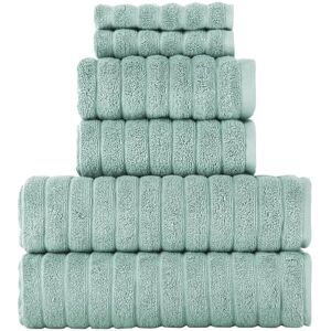 BERIBO Turkish Towel Set 100% Cotton (Cloud) 6 Pieces - Towel Set BERIBO Turkish Towel Set 100% Cotton (Cloud) 6 Pieces - Towel Set