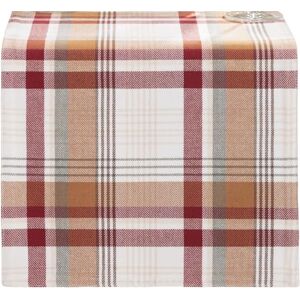 Elrene Home Fashions Seneca Plaid Harvest Fall/Thanksgiving Cotton Console Centerpiece/Table Runner, 13"x90 Elrene Home Fashions Seneca Plaid Harvest Fall/Thanksgiving Cotton Console Centerpiece/Table Runner, 13"x90