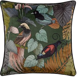 Wylder Tropics Moriyo Square Feather Filled Cushion, Emerald, 50 x 50cm Wylder Tropics Moriyo Square Feather Filled Cushion, Emerald, 50 x 50cm