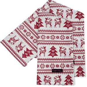 Ragged Rose Tea Towels for Kitchen 50 cm x 70 cm Pair of Kitchen Cloths for Drying Dishes, Wiping Countertops, & Handling Pots Machine Washable & Durable Red Christmas Nordic, Pack of 2 Ragged Rose Tea Towels for Kitchen 50 cm x 70 cm Pair of Kitchen Cloths for Drying Dishes, Wiping Countertops, & Handling Pots Machine Washable & Durable Red Christmas Nordic, Pack of 2