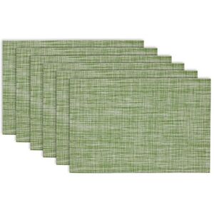 DII PVC Tabletop Collection Placemat Set, Rectangle, 13x17.25, Fig Green, 6 Piece DII PVC Tabletop Collection Placemat Set, Rectangle, 13x17.25, Fig Green, 6 Piece