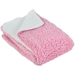 Micro-Pro Large Luxury Soft Sherpa Fleece Blanket Chunky Double Layer Warm Sofa Bed Throw 130x160cm Pink Micro-Pro Large Luxury Soft Sherpa Fleece Blanket Chunky Double Layer Warm Sofa Bed Throw 130x160cm Pink