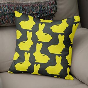 Bonamaison Decorative Cushion Cover Neon Yellow & Fume, Throw Pillow Covers, Home Decorative Pillowcases for Livingroom, Sofa, Bedroom, Size: 50x50 Cm Designed and Manufactured in Turkey Bonamaison Decorative Cushion Cover Neon Yellow & Fume, Throw Pillow Covers, Home Decorative Pillowcases for Livingroom, Sofa, Bedroom, Size: 50x50 Cm Designed and Manufactured in Turkey