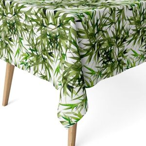 ECOMMERC3 Green 240x140cm Stain Resistant Tablecloth - Rectangular ECOMMERC3 Green 240x140cm Stain Resistant Tablecloth - Rectangular