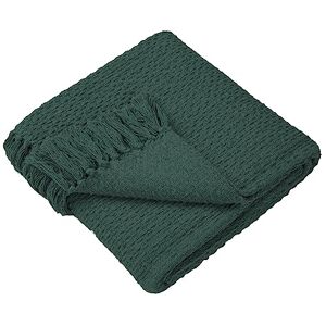 Drift Home Green Throw with Tassel Sustainable Recycled Cotton Woven Basket Weave Textured Sofa Throw Extra Large 200 x 200cm Drift Home Green Throw with Tassel Sustainable Recycled Cotton Woven Basket Weave Textured Sofa Throw Extra Large 200 x 200cm