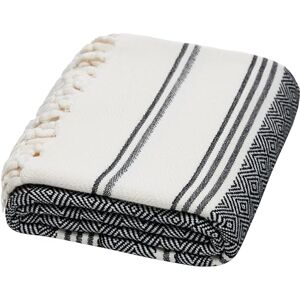 DEMMEX Organic Turkish Cotton Beach Bath Hammam Towel – Quick-Dry, Lightweight, Compact, Sand-Free Beach Towel & Blanket – Luxury Bathroom & Hammam Towel Peshtemal, OEKO-TEX Certified, 180x90cm, Black DEMMEX Organic Turkish Cotton Beach Bath Hammam Towel – Quick-Dry, Lightweight, Compact, Sand-Free Beach Towel & Blanket – Luxury Bathroom & Hammam Towel Peshtemal, OEKO-TEX Certified, 180x90cm, Black