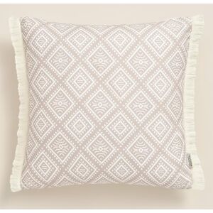 ROOM99 Coco 40 x 40 cm Decorative Cushion Cover Throw Cushion Cover Decorative Aesthetic Modern Bedroom Living Room Boho Cotton with Fringes ROOM99 Coco 40 x 40 cm Decorative Cushion Cover Throw Cushion Cover Decorative Aesthetic Modern Bedroom Living Room Boho Cotton with Fringes