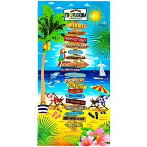 Sunshine Beach Towel - 30x60in Cotton - Vibrant Colors Sunshine Beach Towel - 30x60in Cotton - Vibrant Colors