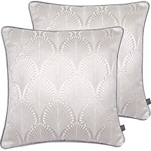 Prestigious Textiles Boudoir Twin Pack Feather Filled Cushions, Alabaster, 43 x 43cm Prestigious Textiles Boudoir Twin Pack Feather Filled Cushions, Alabaster, 43 x 43cm