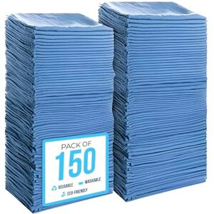 Simpli-Magic Shop Towels, Cotton, Blue, 150 Pack Simpli-Magic Shop Towels, Cotton, Blue, 150 Pack