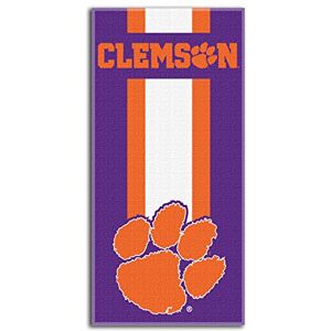 Northwest The Company Clemson Tigers Zone Read Beach Towel, 30" x 60 Northwest The Company Clemson Tigers Zone Read Beach Towel, 30" x 60