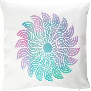 Bonamaison , Decorative Cushion Cover 100% Polyester 50x50cm Designed and Manufactured in Turkey Bonamaison , Decorative Cushion Cover 100% Polyester 50x50cm Designed and Manufactured in Turkey