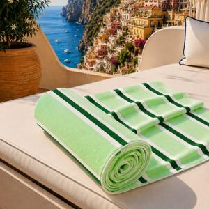 PETTI Artigiani Italiani Microfibre Beach Towel, Beach or Pool Towel, Beach Towel, Large 90 x 180 cm, Millerighe 06 PETTI Artigiani Italiani Microfibre Beach Towel, Beach or Pool Towel, Beach Towel, Large 90 x 180 cm, Millerighe 06