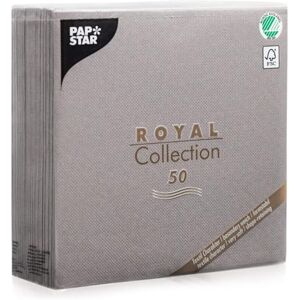Papstar Royal Collection 10822 Serviettes with 1/4 Fold 40 x 40 cm Grey 50 count (pack of 1) Papstar Royal Collection 10822 Serviettes with 1/4 Fold 40 x 40 cm Grey 50 count (pack of 1)