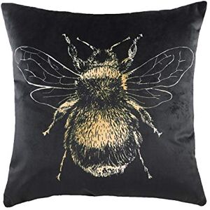 furn. Evans Lichfield Gold Bee Cushion Cover, Black, 30 x 50 cm furn. Evans Lichfield Gold Bee Cushion Cover, Black, 30 x 50 cm