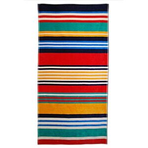 Superior Luxurious 100% Cotton Beach Towels, Oversized 34" x 64", Soft Velour Cotton and Absorbent Cotton Terry, Thick and Plush Striped Beach Towels Multicolored Stripes Superior Luxurious 100% Cotton Beach Towels, Oversized 34" x 64", Soft Velour Cotton and Absorbent Cotton Terry, Thick and Plush Striped Beach Towels Multicolored Stripes