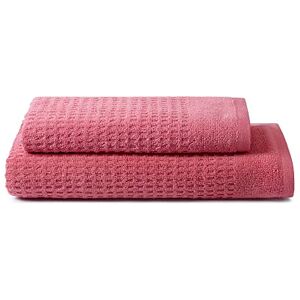 osama home OSAMA Sweet Home Hand Towel Set 1+1 Waffle Consisting of Guests 40 x 50 cm + Face 50 x 100 cm, Pure Cotton Zero Twist, Oeko-Tex Certified Dusty Cedar osama home OSAMA Sweet Home Hand Towel Set 1+1 Waffle Consisting of Guests 40 x 50 cm + Face 50 x 100 cm, Pure Cotton Zero Twist, Oeko-Tex Certified Dusty Cedar