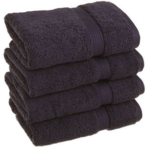 Superior Solid Egyptian Cotton Hand Towel Set, 20" x 30", Navy Blue, 4-Pieces Superior Solid Egyptian Cotton Hand Towel Set, 20" x 30", Navy Blue, 4-Pieces