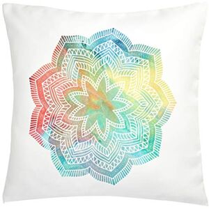 Bonamaison , Decorative Cushion Cover 100% Polyester 50x50cm Designed and Manufactured in Turkey Bonamaison , Decorative Cushion Cover 100% Polyester 50x50cm Designed and Manufactured in Turkey