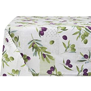 BIANCHERIAWEB Olive Design Cotton Tablecloth - 140x180cm BIANCHERIAWEB Olive Design Cotton Tablecloth - 140x180cm