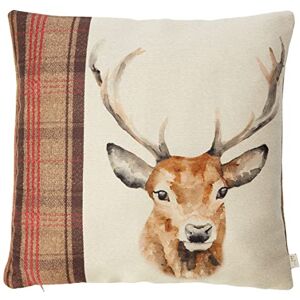 Evans Lichfield Hunter Stag Cushion Cover, Polyester, Multicolour, 43 x 43cm Evans Lichfield Hunter Stag Cushion Cover, Polyester, Multicolour, 43 x 43cm