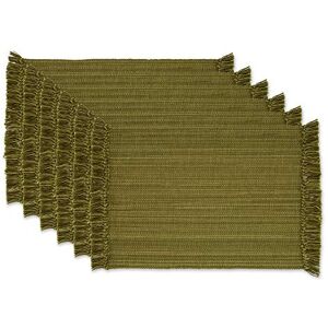 DII Tabletop Collection, Cotton, Olive Green, Placemat Set, 13x19 DII Tabletop Collection, Cotton, Olive Green, Placemat Set, 13x19