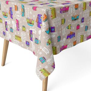 ECOMMERC3 - 200 x 140 cm Stain Resistant Tablecloth - Rectangular, Waterproof ECOMMERC3 - 200 x 140 cm Stain Resistant Tablecloth - Rectangular, Waterproof