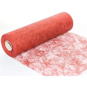Protinam Table Runner, Polyester, 3500 Red, 20m Protinam Table Runner, Polyester, 3500 Red, 20m