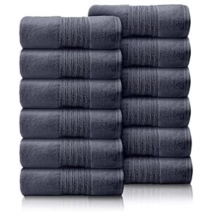 GC GAVENO CAVAILIA 12 Pack Face Towels Set (30x30 CM) Cotton Face Cloths Quick Drying & Highly Absorbent Fingertip Towel Washcloth For Bathroom, Spa, Gym Towels Navy GC GAVENO CAVAILIA 12 Pack Face Towels Set (30x30 CM) Cotton Face Cloths Quick Drying & Highly Absorbent Fingertip Towel Washcloth For Bathroom, Spa, Gym Towels Navy