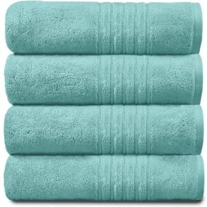 GC GAVENO CAVAILIA New Hampton Hand, Ultra Soft Extra Absorbent Pack of 4 Luxury Towel Set, 100% Ringspun Cotton, Egyptian, Aqua, 50x80 Cm GC GAVENO CAVAILIA New Hampton Hand, Ultra Soft Extra Absorbent Pack of 4 Luxury Towel Set, 100% Ringspun Cotton, Egyptian, Aqua, 50x80 Cm