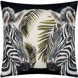 Paoletti Leopardis Zebra Woven Outdoor Cushion Cover Multicolour 50x50cm Paoletti Leopardis Zebra Woven Outdoor Cushion Cover Multicolour 50x50cm