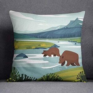 Bonamaison - Multicolor - 45x45 - Cushion cover Bonamaison - Multicolor - 45x45 - Cushion cover