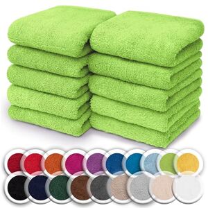 NatureMark Cotton Washcloths Pack of 10 - 30x30cm NatureMark Cotton Washcloths Pack of 10 - 30x30cm