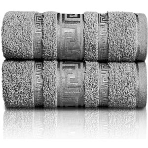 GC GAVENO CAVAILIA Extra Large Jumbo Bath Sheets Greek Towels for Bathroom 2Piece Super Absorbent Quick Dry Towel, 100% Egyptian Cotton Soft Fluffy Luxury Bath Towel Spa & Hotel (90x180cm),Charcoal GC GAVENO CAVAILIA Extra Large Jumbo Bath Sheets Greek Towels for Bathroom 2Piece Super Absorbent Quick Dry Towel, 100% Egyptian Cotton Soft Fluffy Luxury Bath Towel Spa & Hotel (90x180cm),Charcoal